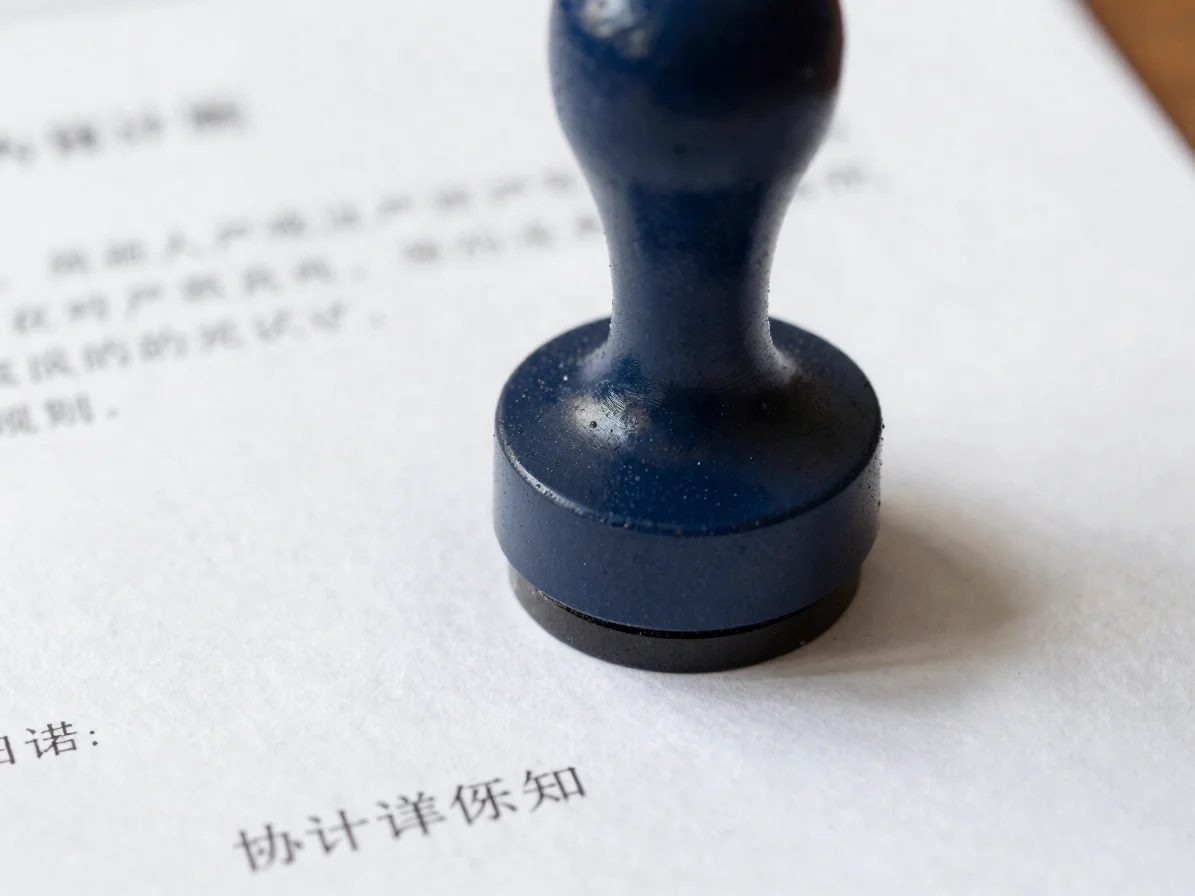 Close-up of official seal impression on a legal document, symboli